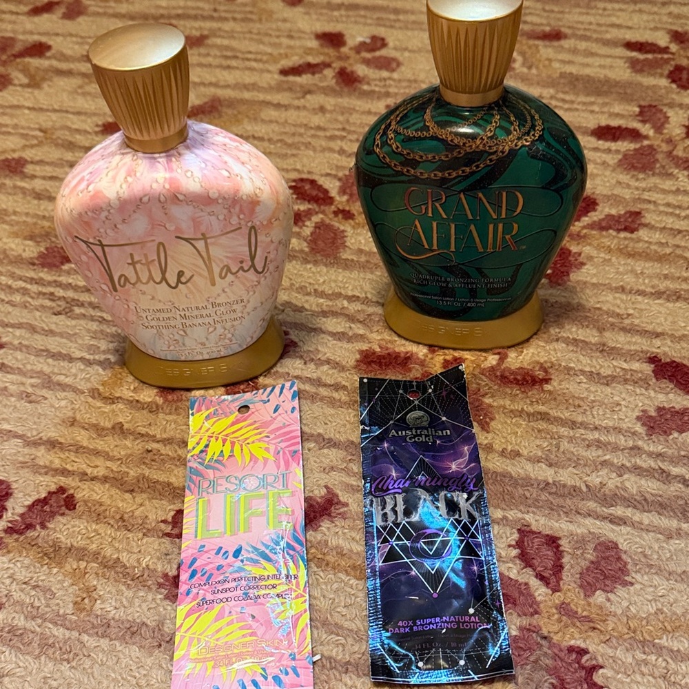 Australian Gold Tattle Tail and Grand Affair Tanning Lotions